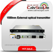 Economical 1550nm Externally Modulated Fiber Optical Transmitter/ 1550 External Modulation Optic Laser Transmitter